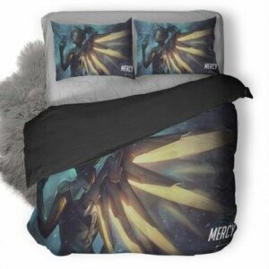 Overwatch Mercy #45 Duvet Cover Bedding Set , Comforter Set