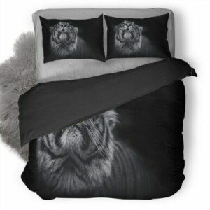 Tiger Monochrome Bedding Set , Comforter Set