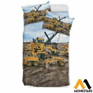 Bedding Set Heavy Equipment Set Beige / Twin , Comforter Set