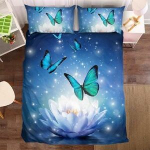 Butterfly And Lotus #0927-2 Bedding Set Cover , Comforter Set