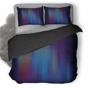 Abstract Down Lines Bedding Set , Comforter Set