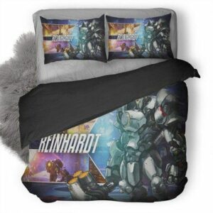 Overwatch Reinhardt #2 Duvet Cover Bedding Set , Comforter Set
