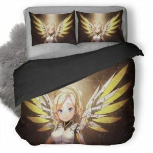 Overwatch Mercy #32 Duvet Cover Bedding Set , Comforter Set