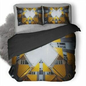Architecture Building Abstract Bedding Set , Comforter Set