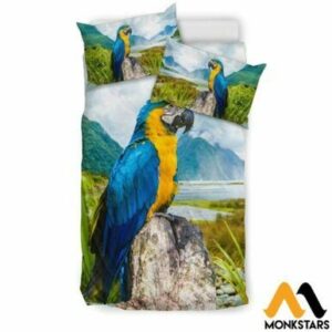 Bedding Set Parrot Set Black / Twin , Comforter Set