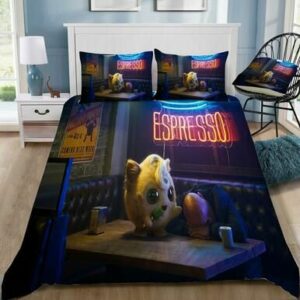 3D Customize Pokmon Detective Pikachu Bedding Set Duvet Cover #52 , Comforter Set