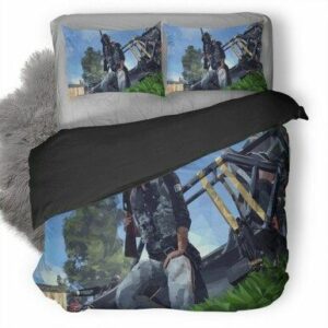 Pubg Low Poly Design Bedding Set , Comforter Set