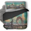 Teddy Bear Theme Digital Printing Bedroom Household Goods Bedding , Comforter Set