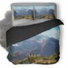 Fantasy Girl Playing With Hairs Bedding Set , Comforter Set