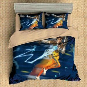 3D Customize Overwatch Tracer Bedding Set Duvet Cover Set Bedroom Set Bedlinen , Comforter Set