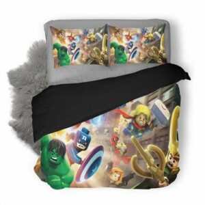 3D Customize The Avengers Lego Bedding Set Duvet Cover , Comforter Set