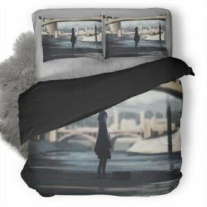 Anime Girl Original Art Bedding Set , Comforter Set
