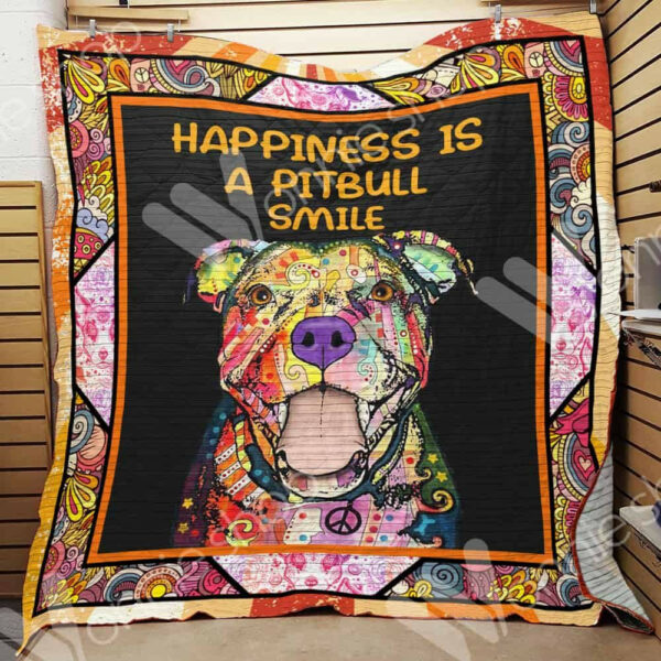 Pitbull Dog Blanket Lnt1212018 Quilt Blanket , 50 X 60 Inch, Quilt Bed Set