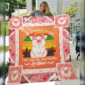 Pig Quilt Blanket DHC0502938TD , 50 x 60 Inch, Quilt Bed Set