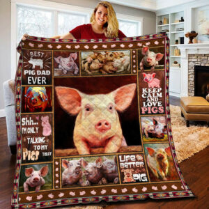 Pig BBB191082DD Quilt Blanket , Quilt Bed Set Size Single, Twin, Full, Queen, King, Super King