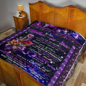 Daughter To Mother In Law Quilt Blanket DHC02011586DD , 50 x 60 Inch, Quilt Bed Set