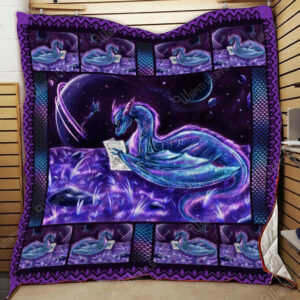 Purple Dragon Quilt Blanket Kp84 Dhc131289Dd , 50 x 60 Inch, Quilt Bed Set