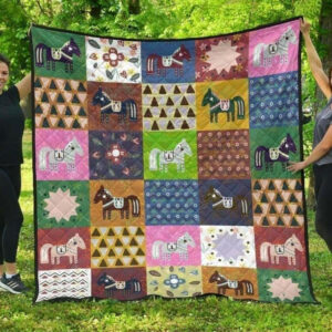Dala Horse Premium CL05100029MDQ Quilt Blanket , 50 x 60 Inch, Quilt Bed Set