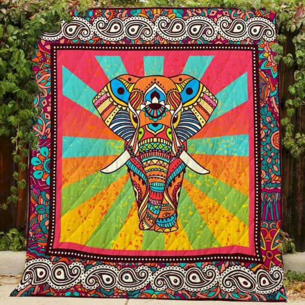 Elephant Cld190725 Quilt Blanket , 50 X 60 Inch, Quilt Bed Set