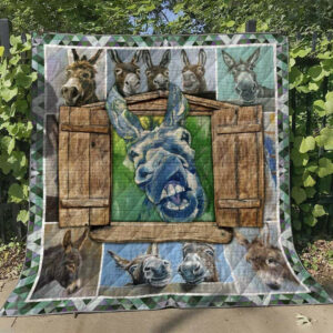 Donkey CG130606 Quilt Blanket , 50 x 60 Inch, Quilt Bed Set