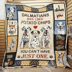 Dalmatian Dog LNT0312045 Quilt Blanket , 50 x 60 Inch, Quilt Bed Set