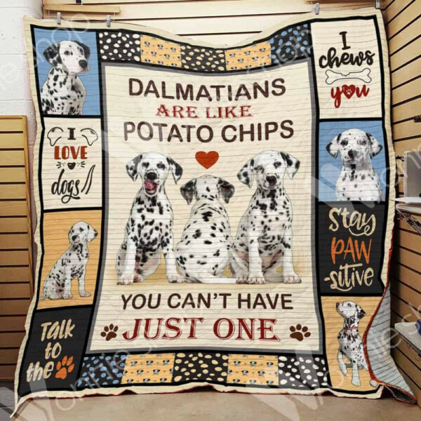 Dalmatian Dog Lnt0312045 Quilt Blanket , 50 X 60 Inch, Quilt Bed Set