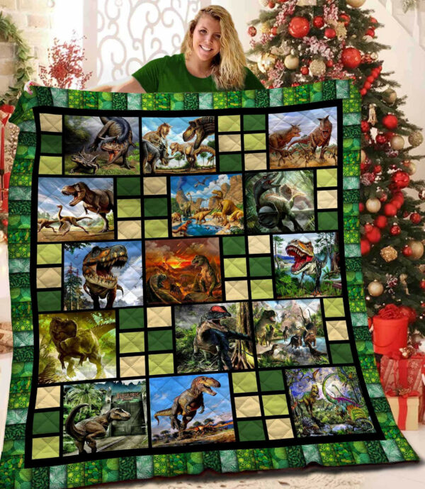 Dinosaur Quilt Blanket Bbb081118Nl , 50 X 60 Inch, Quilt Bed Set