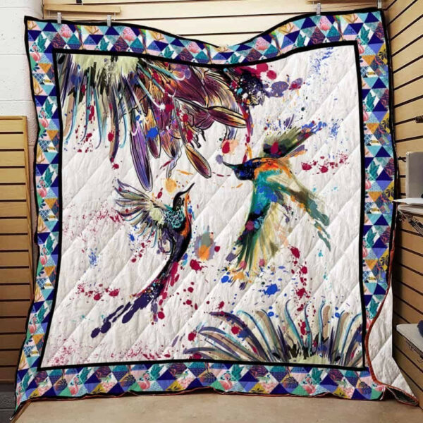 Hummingbird Gs-Cl-Kc0307 Quilt Blanket , 50 X 60 Inch, Quilt Bed Set