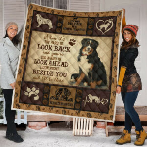 Quilt Blanket Dogs Bernese Mountain Beside You Dhc09121272Dd , 50 x 60 Inch, Quilt Bed Set