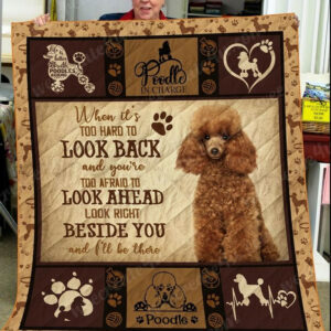 Poodle Call Me Maybe Quilt Blanket DHC31121149TD , 50 x 60 Inch, Quilt Bed Set