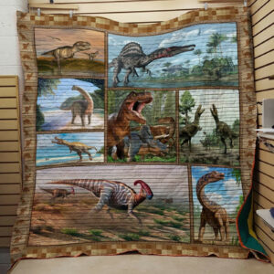 Dinosaur Love The Way You Lie Quilt Blanket DHC31121032TD , 50 x 60 Inch, Quilt Bed Set