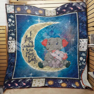 Elephant Grandpa Quilt Blanket DHC1102396TD , 50 x 60 Inch, Quilt Bed Set