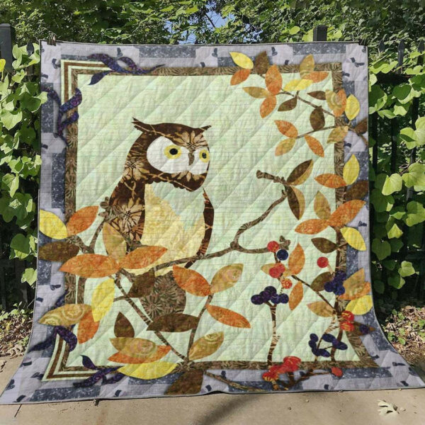 Owl Tn190622 Quilt Blanket , 50 X 60 Inch, Quilt Bed Set