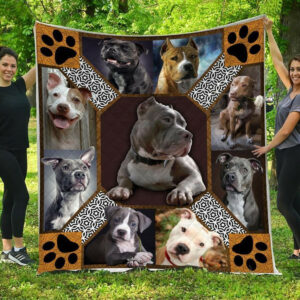 Pitbull Pinky Pitbull Quilt Blanket Quilt Blanket Dhc3112930Td, 50 x 60 inch, Sherpa Blanket