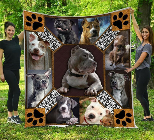 Pitbull Pinky Pitbull Quilt Blanket Quilt Blanket Dhc3112930Td, 50 X 60 Inch, Sherpa Blanket