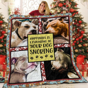 Pitbull Listen To Your Dog Quilt Blanket Dhc04011003Dd , 50 x 60 Inch, Quilt Bed Set