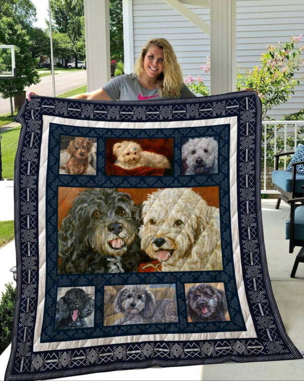 Poodle Quilt Blanket Dhc2911277Vt , 50 X 60 Inch, Quilt Bed Set