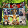 Personalized Hippie To My Granddaughter From Grandma Always Be Safe Quilt Blanket Great Customized, 50 X 60 Inch, Quilt Bed Set