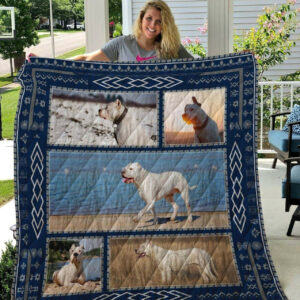 Dogo Argentino Quilt Blanket DHC2911207VT , 50 x 60 Inch, Quilt Bed Set