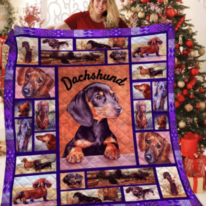 Dachshund Mr Dach Shund Quilt Blanket Dhc04011594Dd , 50 x 60 Inch, Quilt Bed Set