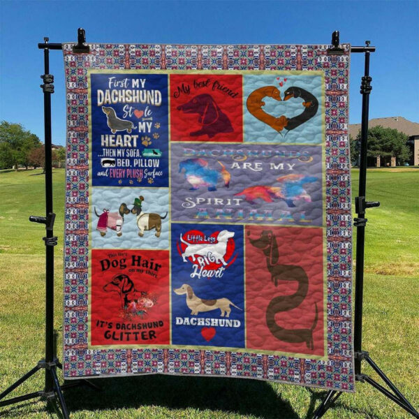 Dachshund Td2809328 Quilt Blanket , Quilt Bed Set Size Single, Twin, Full, Queen, King, Super King