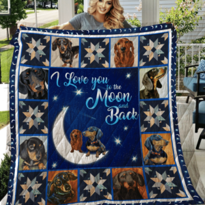 Dachshund Quilt Blanket DHC1312624VT , 50 x 60 Inch, Quilt Bed Set