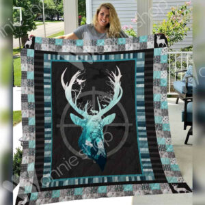 Deer Hunting Quilt Blanket DHC0602984TD , 50 x 60 Inch, Quilt Bed Set