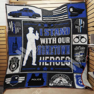 Police Quilt Blanket DHC1102149TD , 50 x 60 Inch, Quilt Bed Set