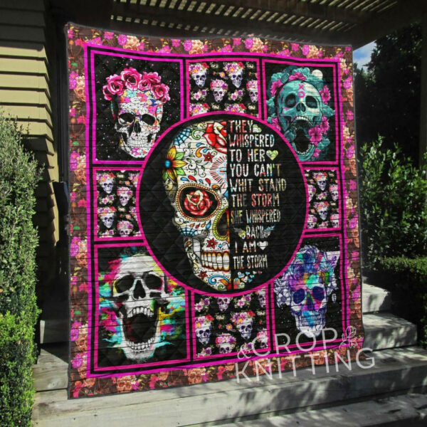 Sugar Skull Baby Driver Quilt Blanket Chrismas Gift Dhc04011208Dd , 50 X 60 Inch, Quilt Bed Set
