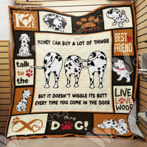 Dalmantian Dog Blanket LNT0512004 Quilt Blanket , 50 x 60 Inch, Quilt Bed Set