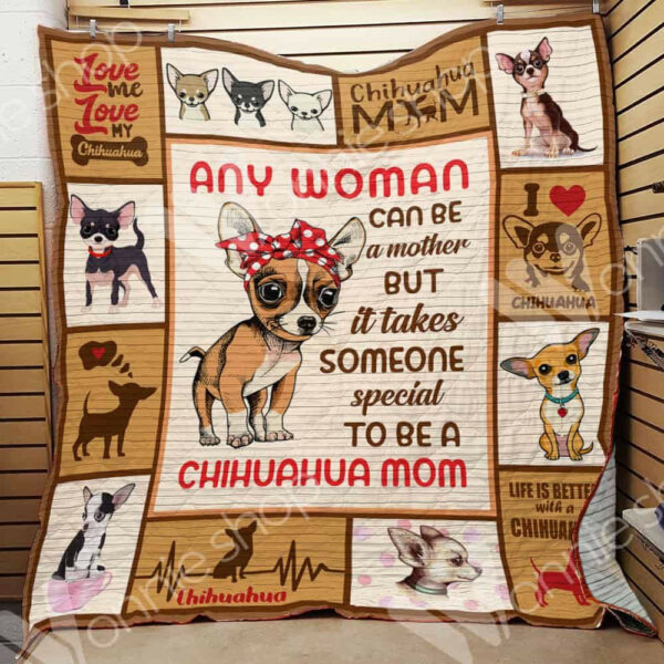Chihuahua Dog Quilt Blanket Dhc0102711Td , 50 X 60 Inch, Quilt Bed Set