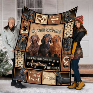 Dachshund Just One More Quilt Blanket Dhc0401989Dd , 50 x 60 Inch, Quilt Bed Set