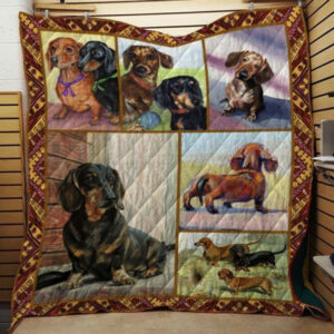 Dachshund Quilt Blanket DHC1312167VT , 50 x 60 Inch, Quilt Bed Set