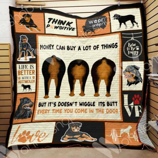 Rottweiler Dog Quilt Blanket Dhc05021255Td , Quilt Bed Set Size Single, Twin, Full, Queen, King, Super King